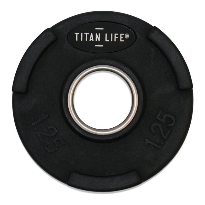 Titan Life PRO Pro Weight Disc Grip Rubber, Viktskiva Gummerad