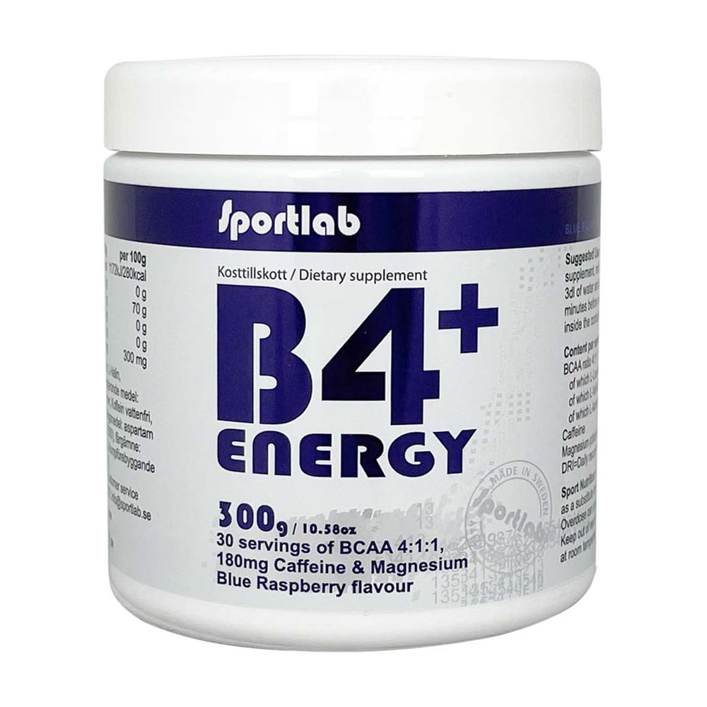 Sportlab B4+ Energy 300 g Prestationshöjare
