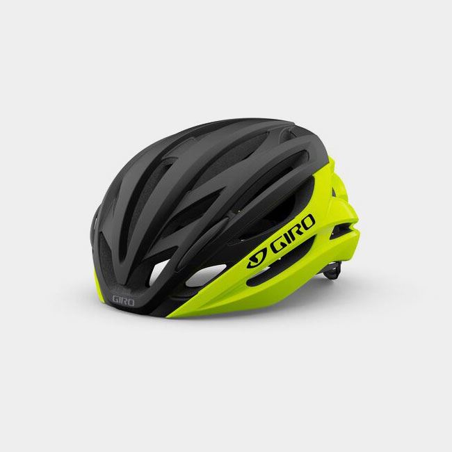 Giro Syntax MIPS Highlight Yellow Black Cykelhjälm