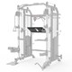 Master Fitness X16-19-22 Legpress, Power rack