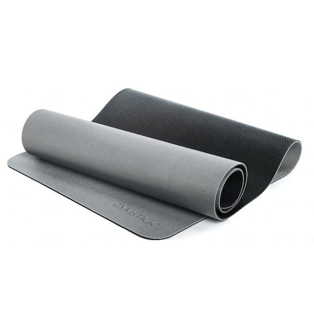 Gymstick Yoga Mat with Hanging Rings (grey-black) Joogamatot