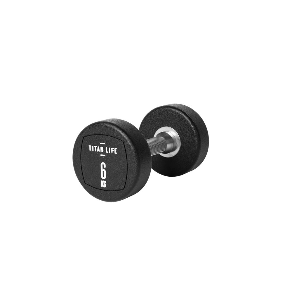 Titan Life PRO Dumbbell PU | Offcourt - Hemmaträning - Hantlar - Hantlar Gummi | Padelspecialisterna
