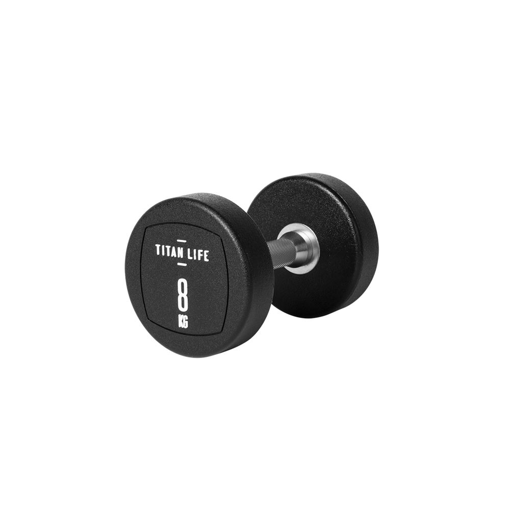 Titan Life PRO Dumbbell PU, Gummimanualer