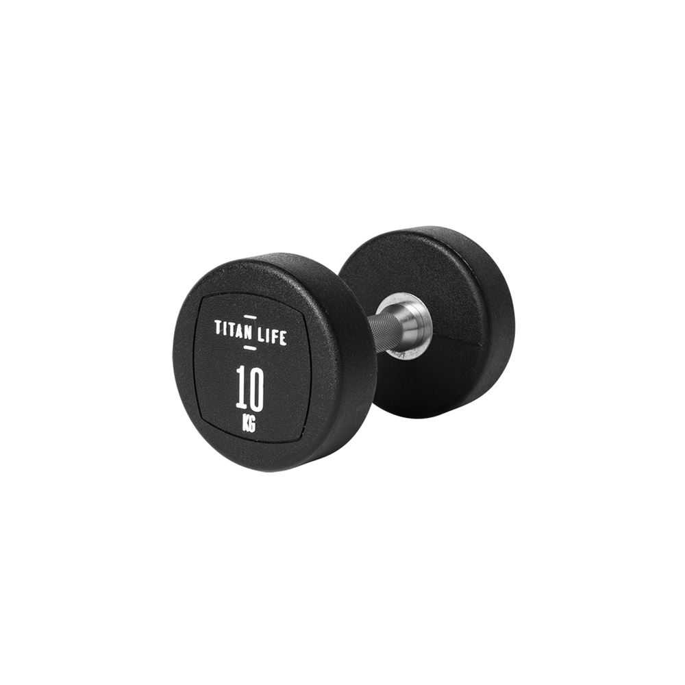 Titan Life PRO Dumbbell PU | Offcourt - Hemmaträning - Hantlar - Hantlar Gummi | Padelspecialisterna