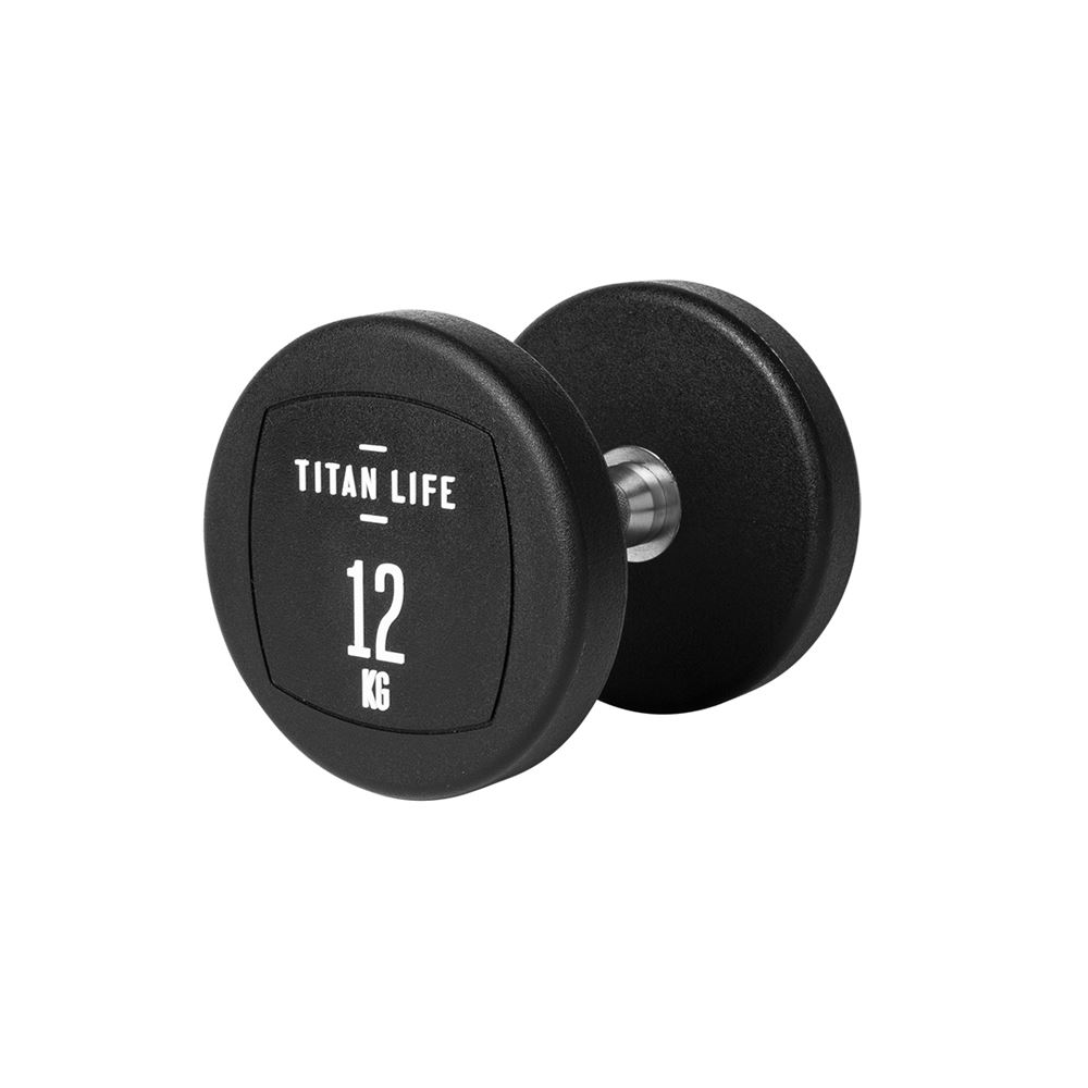 Titan Life PRO Dumbbell PU | Offcourt - Hemmaträning - Hantlar - Hantlar Gummi | Padelspecialisterna