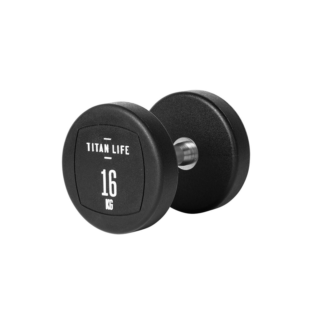 Titan Life PRO Dumbbell PU | Offcourt - Hemmaträning - Hantlar - Hantlar Gummi | Padelspecialisterna
