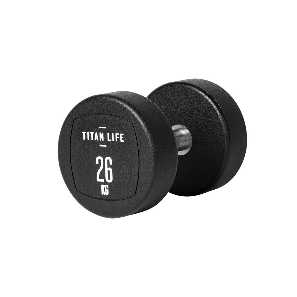 Titan Life PRO Dumbbell PU | Offcourt - Hemmaträning - Hantlar - Hantlar Gummi | Padelspecialisterna