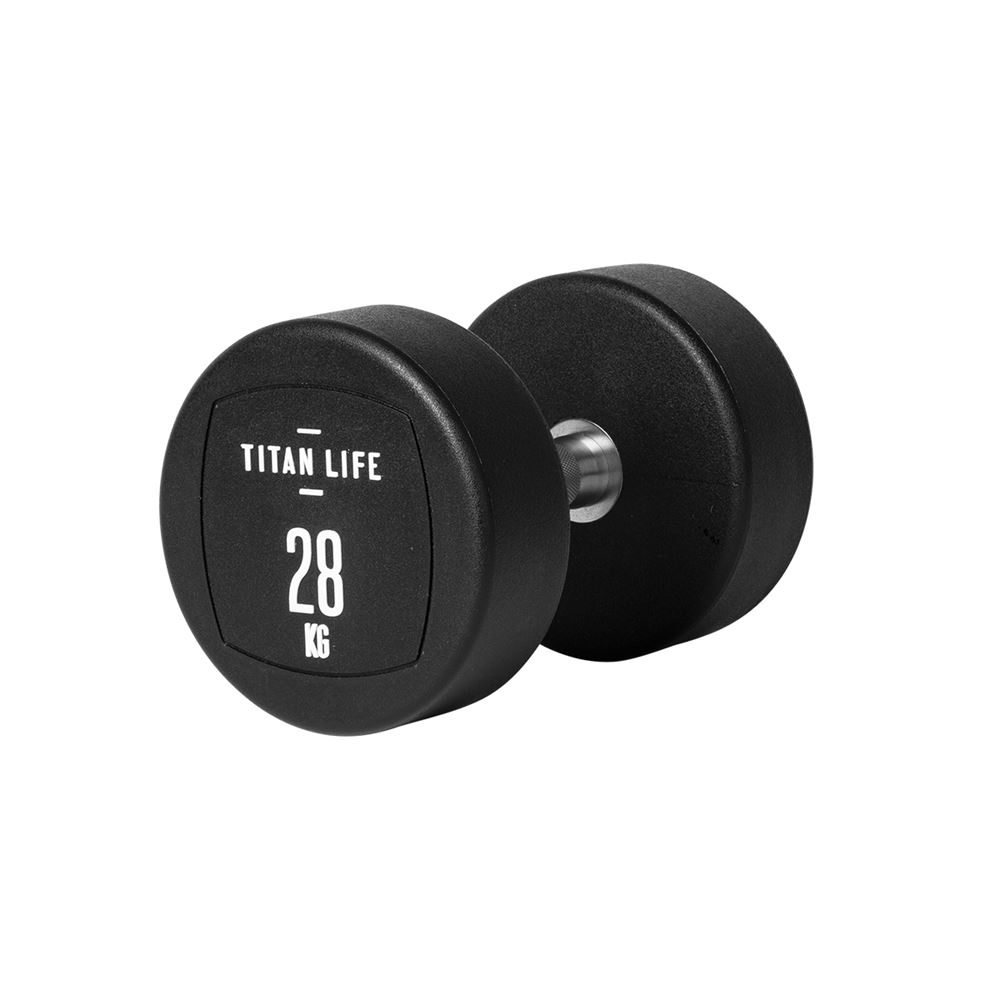Titan Life PRO Dumbbell PU | Offcourt - Hemmaträning - Hantlar - Hantlar Gummi | Padelspecialisterna