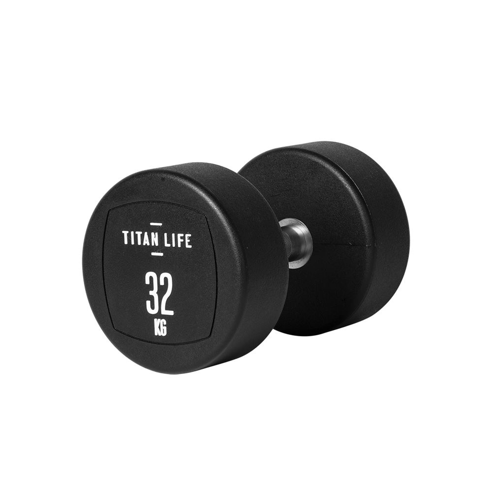 Titan Life PRO Dumbbell PU | Offcourt - Hemmaträning - Hantlar - Hantlar Gummi | Padelspecialisterna