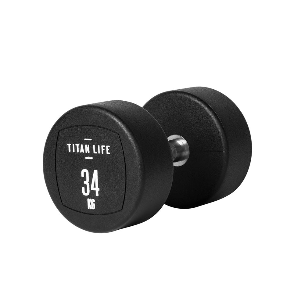 Titan Life PRO Dumbbell PU | Offcourt - Hemmaträning - Hantlar - Hantlar Gummi | Padelspecialisterna
