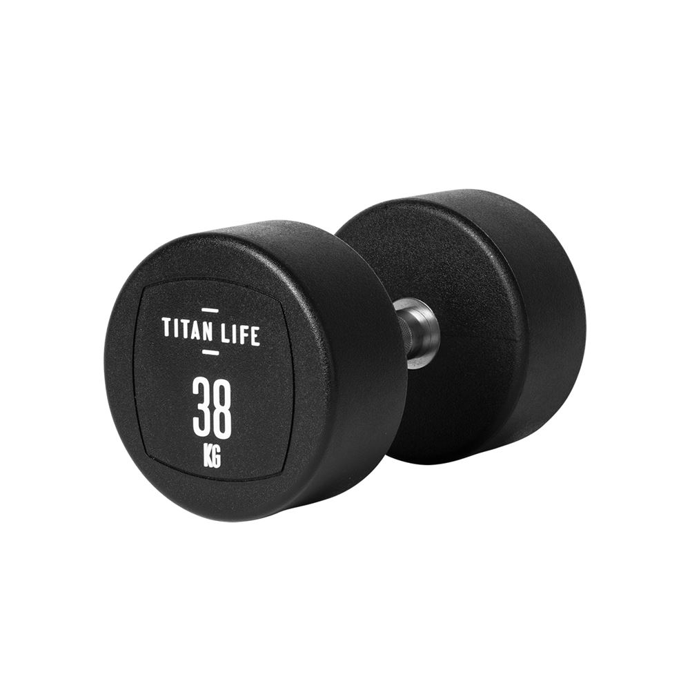 Titan Life PRO Dumbbell PU | Offcourt - Hemmaträning - Hantlar - Hantlar Gummi | Padelspecialisterna
