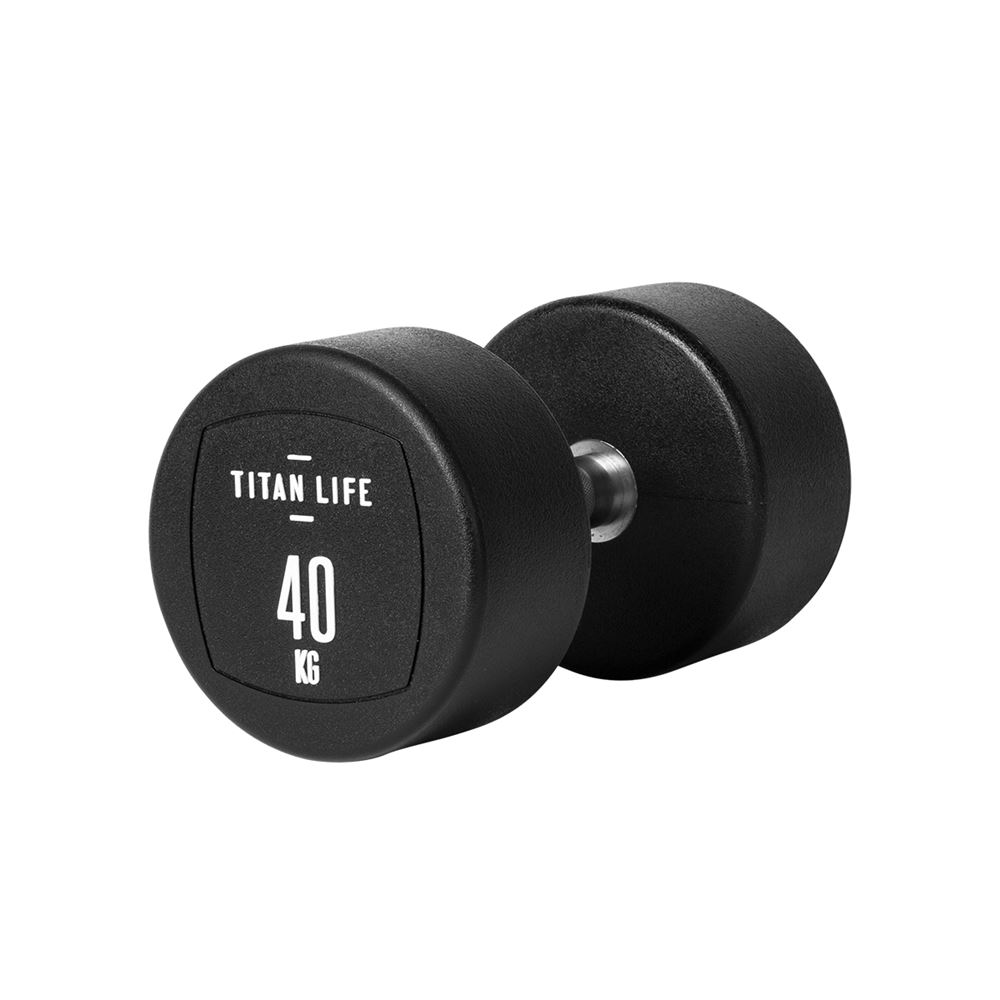 Titan Life PRO Dumbbell PU | Offcourt - Hemmaträning - Hantlar - Hantlar Gummi | Padelspecialisterna
