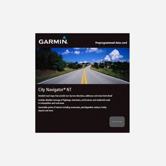 Garmin China NT – englanninkielinen Garmin microSD™/SD™ card: City Navigator®, Kartat & Ohjelmistot