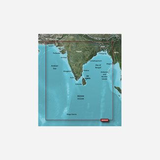Garmin Indian Subcontinent microSD™/SD™-kortti: HXAW003R, Kartat & Ohjelmistot