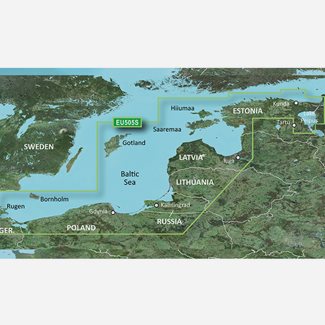 Garmin Baltic Sea East Coast microSD™/SD ™-kortti: VEU065R, Kartat & Ohjelmistot