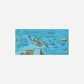 Garmin Timor Leste /New Guinea microSD/SD ™-kortti: HXAE006R, Kartat & Ohjelmistot