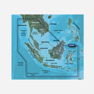 Garmin Sin/Mal/Indonesia microSD™/SD™-kortti: HXAE009R, Kartat & Ohjelmistot