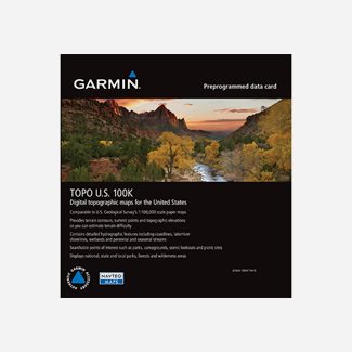 Garmin TOPO U.S. 100K Garmin microSD™/SD™ card