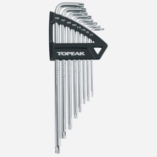 Topeak ToRXnyckelset, T7/T9/T10/T15/T20/T25/T27/T30, Cykelverktyg