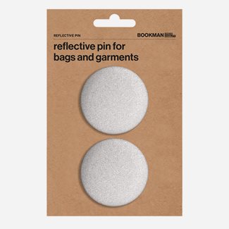 Bookman Reflective Pins - Silver, Valaisintarvikkeet