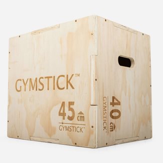 Gymstick WOODEN PLYOBOX 3-in-1 SMALL, Plyo box