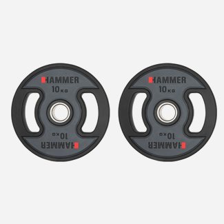 Hammer Sport PU Weight Discs, Viktskiva Gummerad