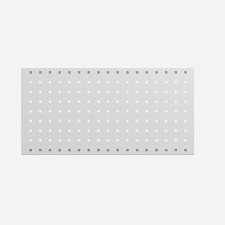 Kamasa-Tools Perforerad panel, 677mm, grå