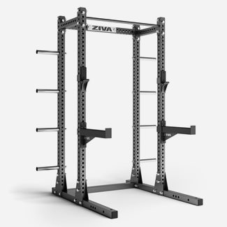 Apiro Sport Half Rack Storage Includes J-Cup Pair + Safety Arm Pair, Ställning skivstänger