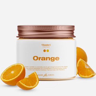 GAAM Life Series Vitamin C, 250 g, Orange, Vitaminer