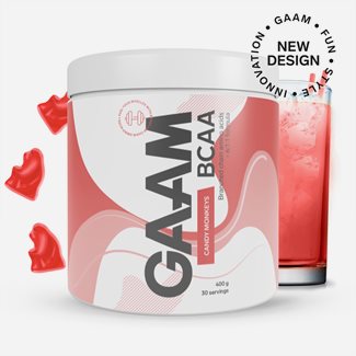 GAAM Candy Series BCAA, 400 g, Aminosyror