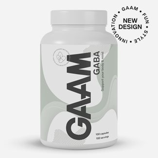 GAAM Health Series GABA, 100 caps, Aminosyror