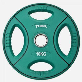 Thor Fitness Coloured PU Vægtplader m. håndtag 50 mm