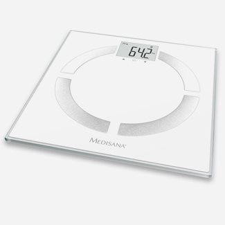 vidaXL Kroppsanalysvåg BS 444 vit 180 kg