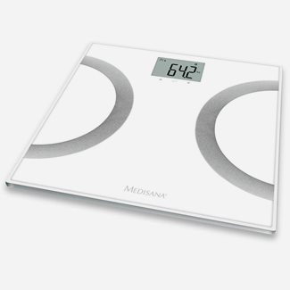 vidaXL Kroppsanalysvågar BS 445 vit 180 kg