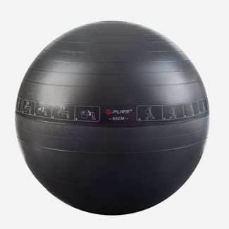 vidaXL Träningsboll 65 cm svart