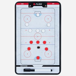 vidaXL Dubbelsidig taktikplatta för ishockey 35x22 cm