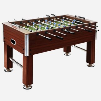 vidaXL Fotbollsbord stål 60 kg 140x74,5x87,5 cm brun