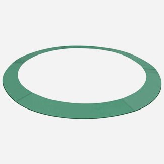 vidaXL Kantskydd PE grön för 13 fot/3,96 m rund studsmatta