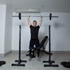 Titan LIFE Weight Garage Gym 100 kg, Träningsbänk med skivstångsställning