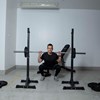 Titan LIFE Weight Garage Gym 100 kg, Painonnostopenkki levytankotelineellä
