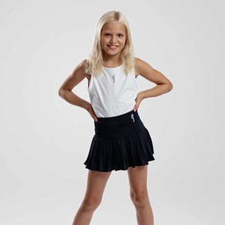 RS Girls Match Skirt Dark Blue, Tyttö padel ja tennis hame
