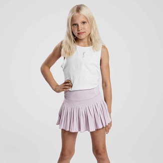 RS Girls Match Skirt Pink, Padel og tennis nederdel pige