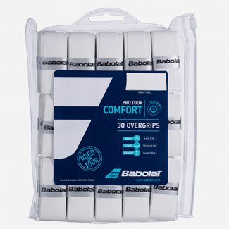 Babolat Pro Tour White 30-Pack, Tennis grepplindor