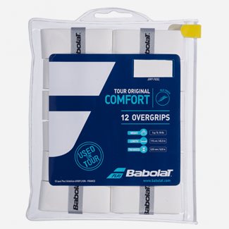 Babolat Tour Original White 12-Pack, Tennis grepplinda