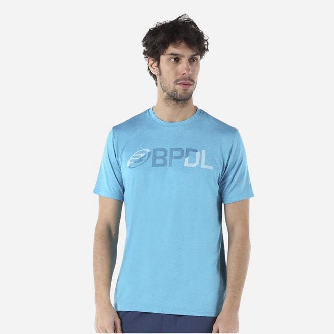 Bullpadel Match Blue T-Shirt, Padel- og tennis T-skjorte herre