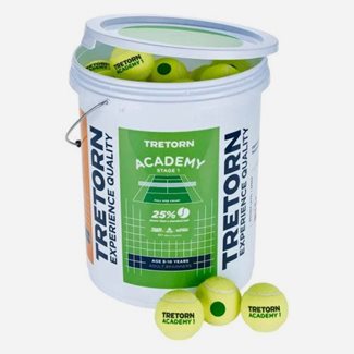 Tretorn Academy Green Hink (72-Pack), Tennisbollar