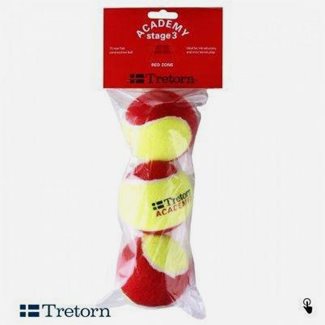 Tretorn Academy Redfelt (3-Pack), Tennisbollar