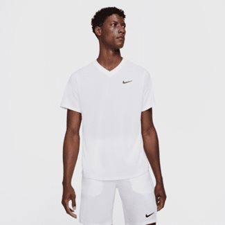 Nike Court Dri-Fit Victory Top White, Padel- och tennis T-shirt herr