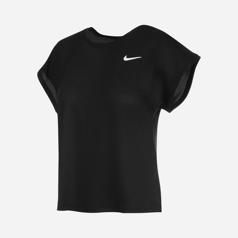 Nike Court Victory Top Black, Padel- och tennis T-shirt dam