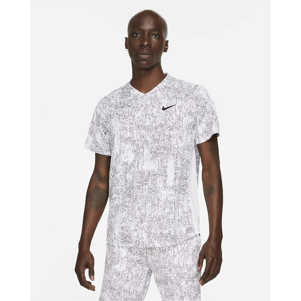 Nike Dri-Fit Printed Tee Padel- och tennis T-shirt herr